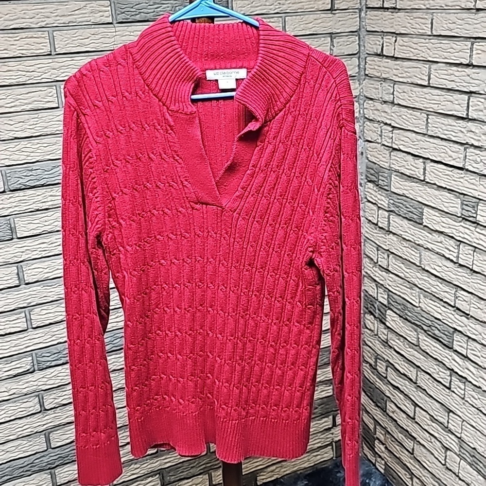 Liz Claibourne Ladies V Neck Sweater Sz 1X